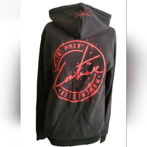 The Couture Club MANCHESTER Hoodie Hooded Jumper hoody Size Medium M 38" unisex - Picture 2 of 9
